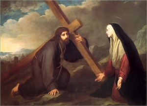 Cristo con su Madre